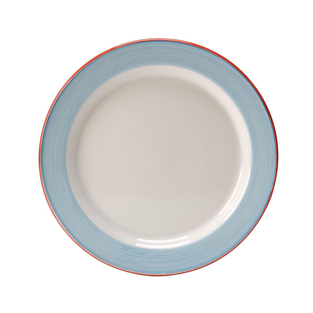 Utopia | Tableware | Rio Blue Slimline Plate 25.5cm (10") | Bespoke77