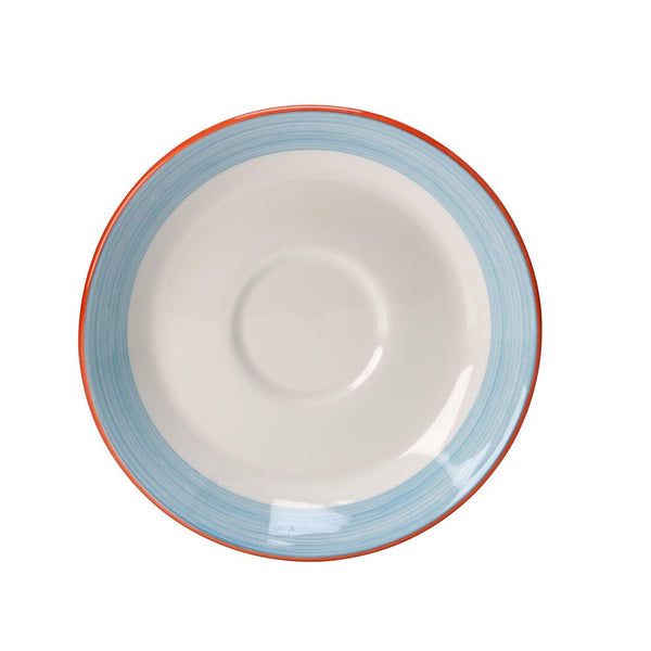 Utopia | Tableware | Rio Blue Slimline Saucer 15.25cm (6") | Bespoke77