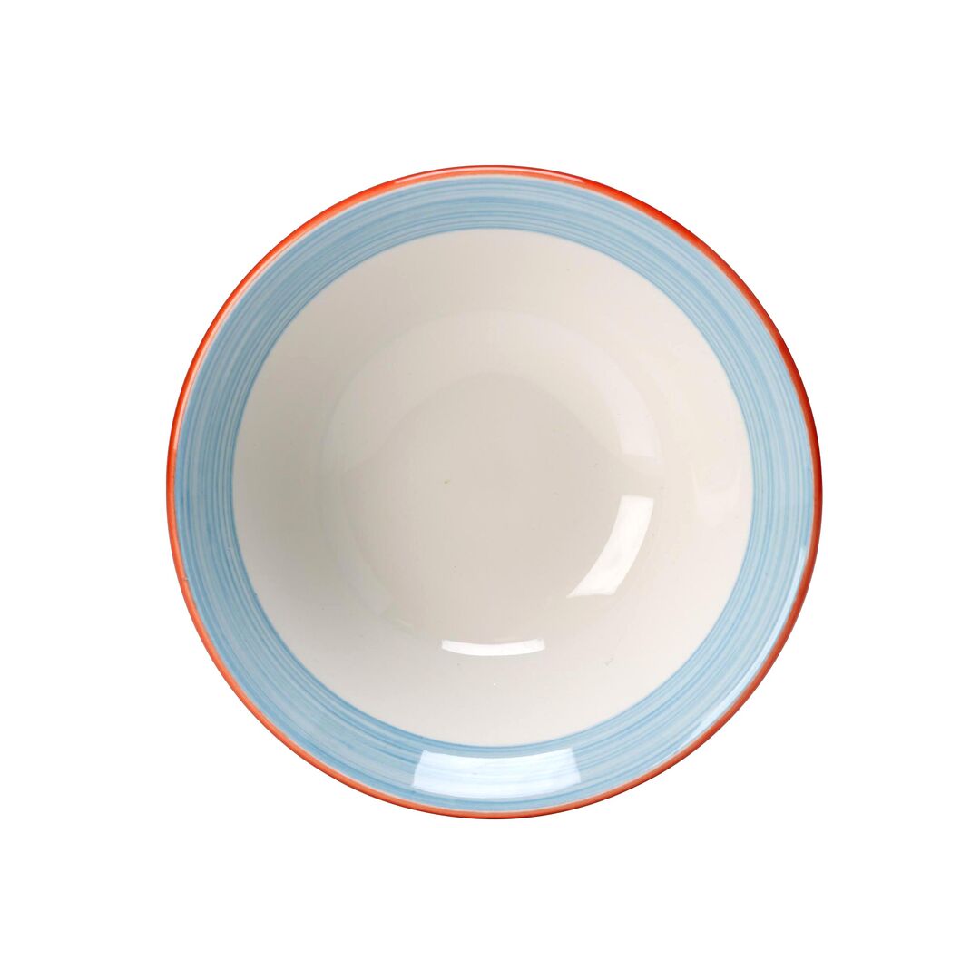 Utopia | Tableware | Rio Blue Oatmeal Bowl 14cm 31.25cl (5 1/2" 11oz) | Bespoke77