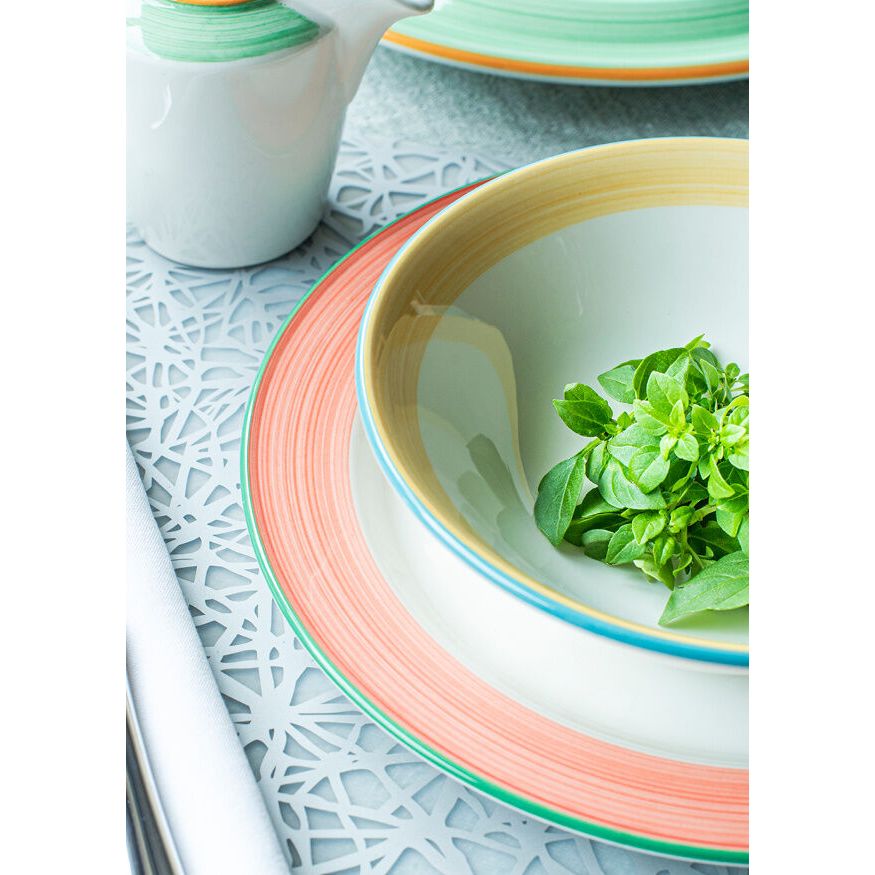 Utopia | Tableware | Rio Pink Slimline Plate 27cm (10 5/8") | Bespoke77