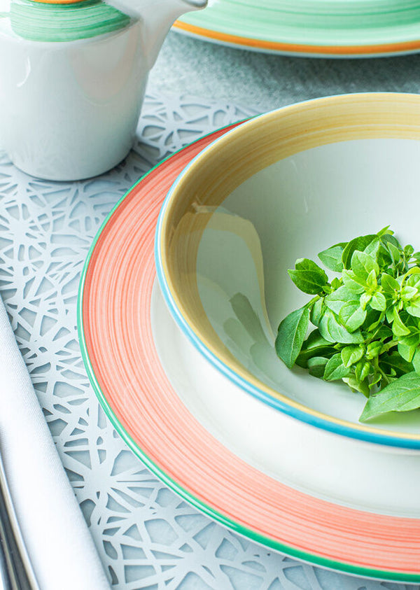 Utopia | Tableware | Rio Pink Slimline Plate 15.75cm (6 1/4") | Bespoke77