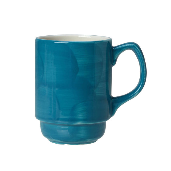 Utopia | Tableware | Freedom Blue Beaker Stacking 26cl (9oz) | Bespoke77