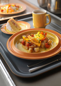 Utopia | Tableware | Freedom Yellow Slimline Plate 23cm (9") | Bespoke77
