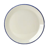 Utopia | Tableware | Blue Dapple Coupe Plate 23cm (9") | Bespoke77