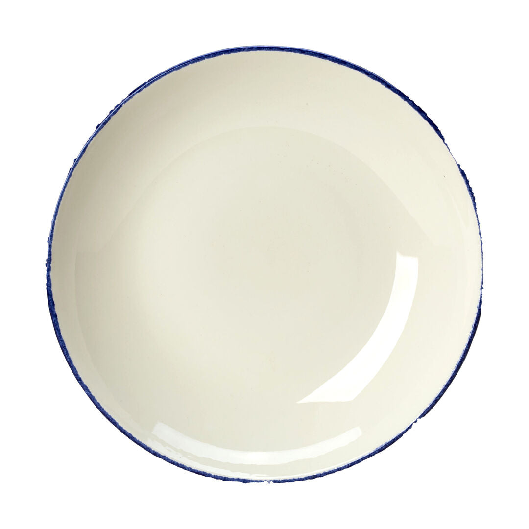 Utopia | Tableware | Blue Dapple Coupe Bowl 29cm 183.25cl (11 1/2" 64 1/2oz) | Bespoke77