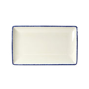 Utopia | Tableware | Blue Dapple Rectangle One 27 x 16.75cm (10 5/8 x 6 5/8") | Bespoke77