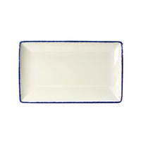 Utopia | Tableware | Blue Dapple Rectangle One 27 x 16.75cm (10 5/8 x 6 5/8") | Bespoke77