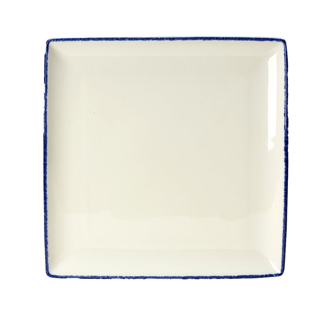 Utopia | Tableware | Blue Dapple Square One 27 x 27cm (10 5/8 x 10 5/8") | Bespoke77