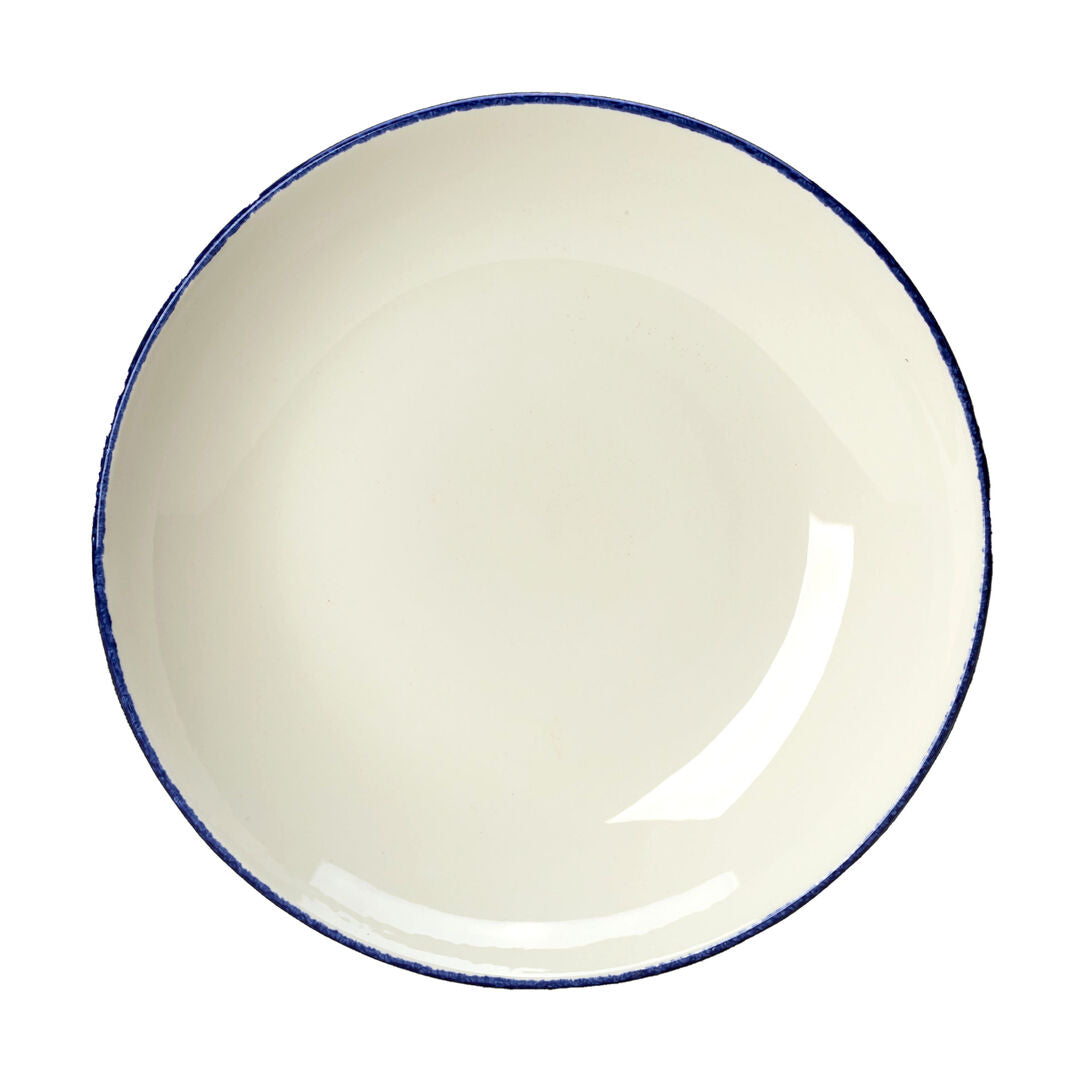 Utopia | Tableware | Blue Dapple Coupe Bowl 21.6cm 83.5cl (8 1/2" 29 2/5oz) | Bespoke77