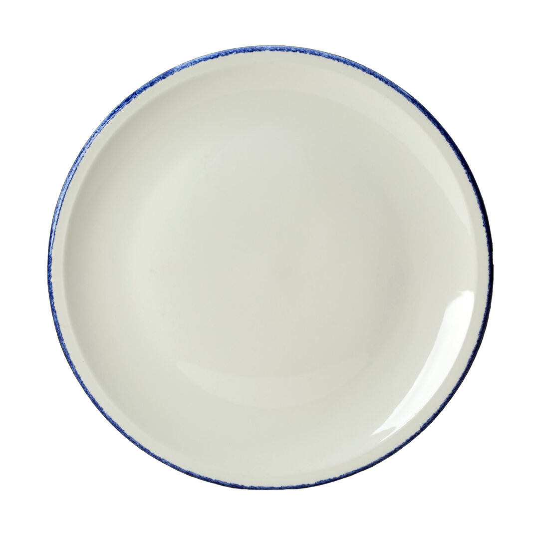 Utopia | Tableware | Blue Dapple Pizza/Sharing Plate 32cm (12 1/2") | Bespoke77