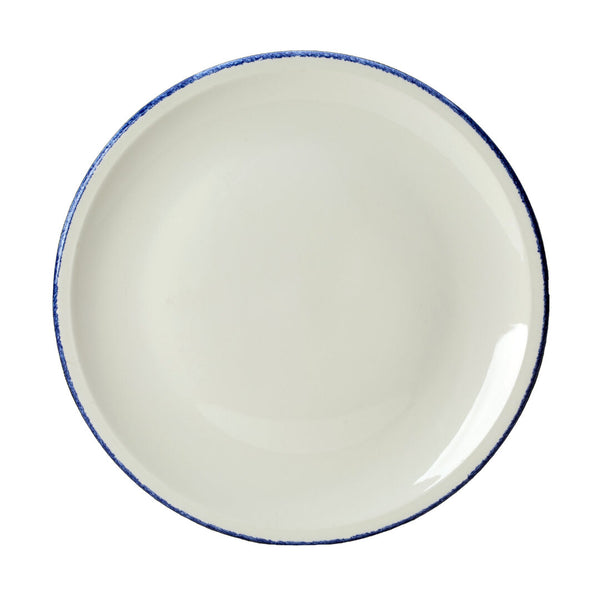 Utopia | Tableware | Blue Dapple Pizza/Sharing Plate 32cm (12 1/2") | Bespoke77