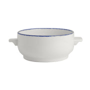 Utopia | Tableware | Blue Dapple Casserole Bowl Base 42.5cl (15oz) | Bespoke77