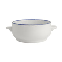 Utopia | Tableware | Blue Dapple Casserole Bowl Base 42.5cl (15oz) | Bespoke77