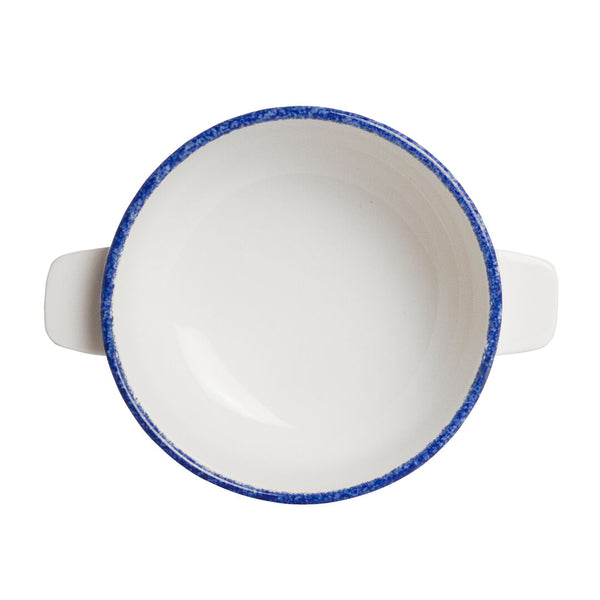 Utopia | Tableware | Blue Dapple Casserole Bowl Base 42.5cl (15oz) | Bespoke77