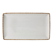 Utopia | Tableware | Brown Dapple Rectangle One 27 x 16.75cm (10 5/8 x 6 5/8") | Bespoke77