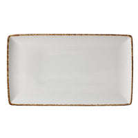 Utopia | Tableware | Brown Dapple Rectangle One 27 x 16.75cm (10 5/8 x 6 5/8") | Bespoke77