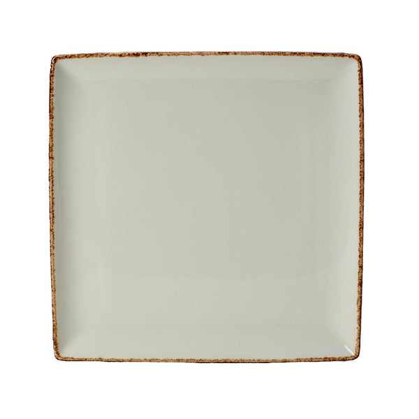 Utopia | Tableware | Brown Dapple Square One 27 x 27cm (10 5/8 x 10 5/8") | Bespoke77