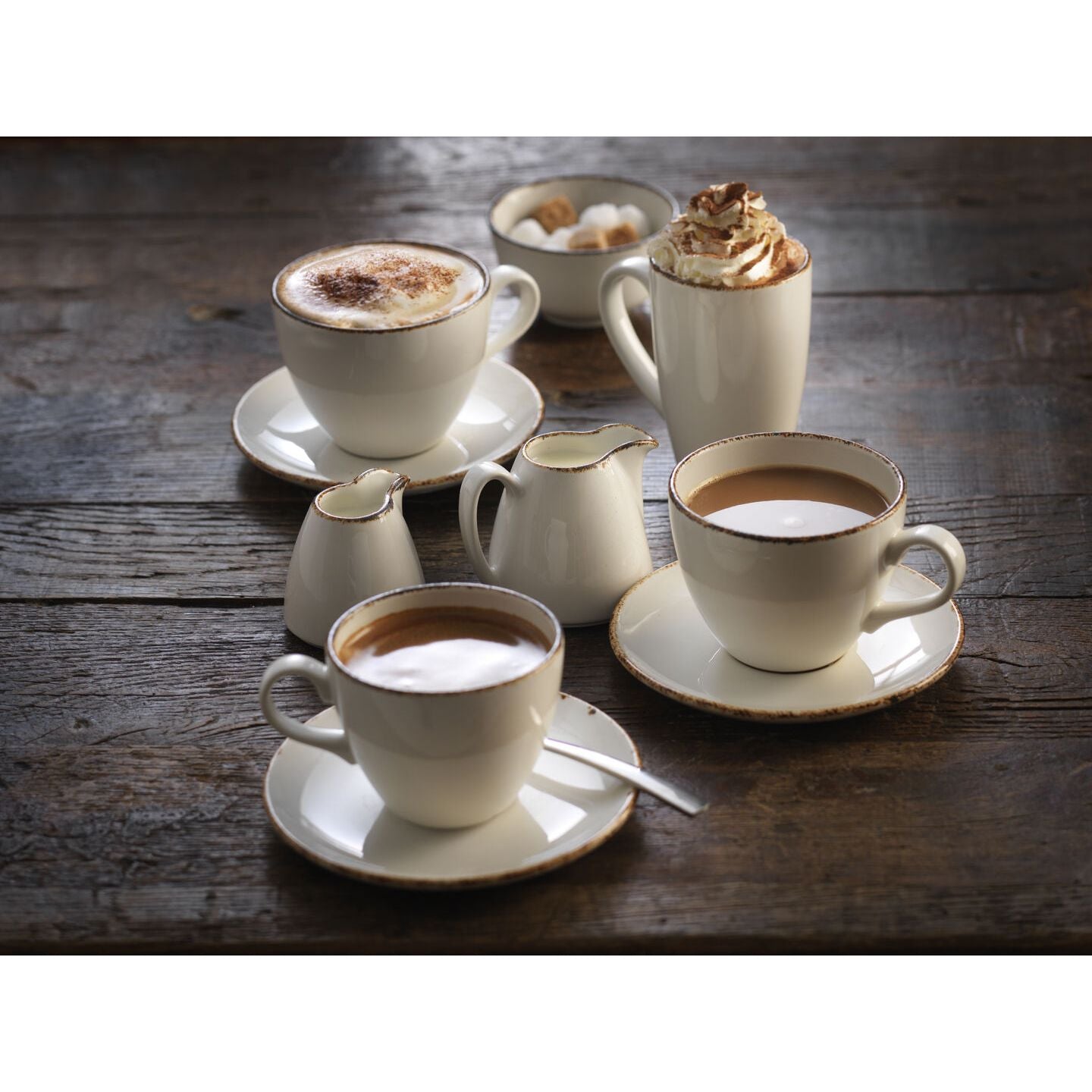 Utopia | Tableware | Brown Dapple Essence Bowl 20.25cm 99.75cl (8" 35 1/9oz) | Bespoke77