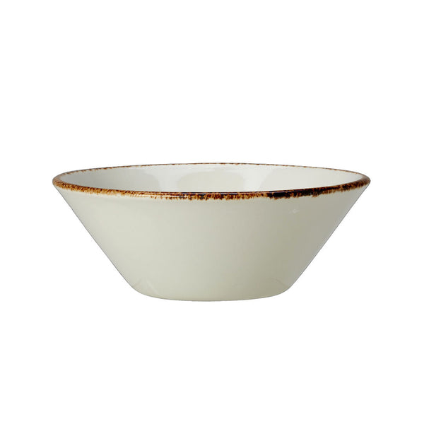 Utopia | Tableware | Brown Dapple Essence Bowl 14cm 34cl (5 1/2" 12oz) | Bespoke77
