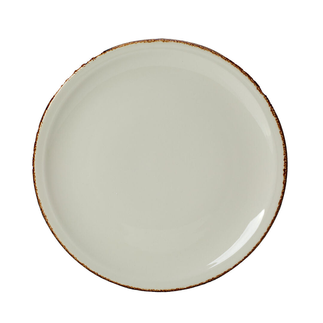 Utopia | Tableware | Brown Dapple Pizza/Sharing Plate 32cm (12 1/2") | Bespoke77