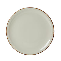Utopia | Tableware | Brown Dapple Pizza/Sharing Plate 32cm (12 1/2") | Bespoke77