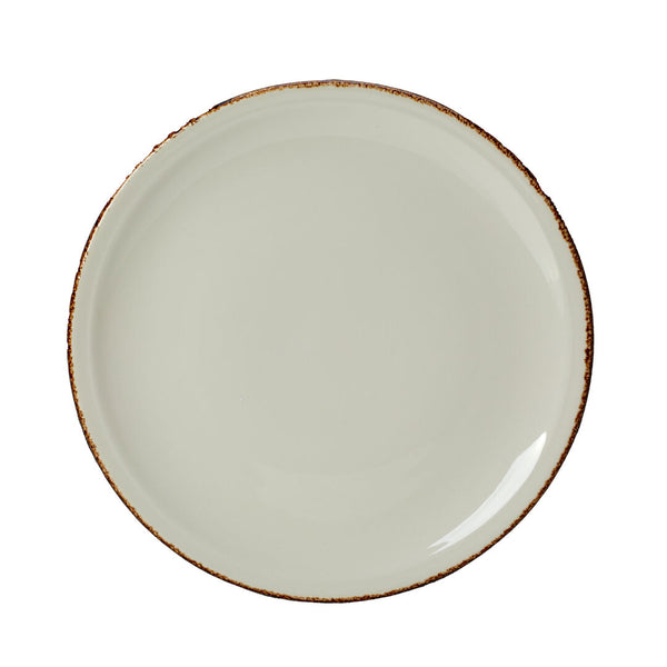 Utopia | Tableware | Brown Dapple Pizza/Sharing Plate 32cm (12 1/2") | Bespoke77