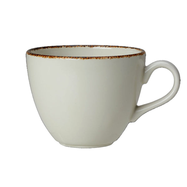 Utopia | Tableware | Brown Dapple Liv Cup 22.75cl (8oz) | Bespoke77