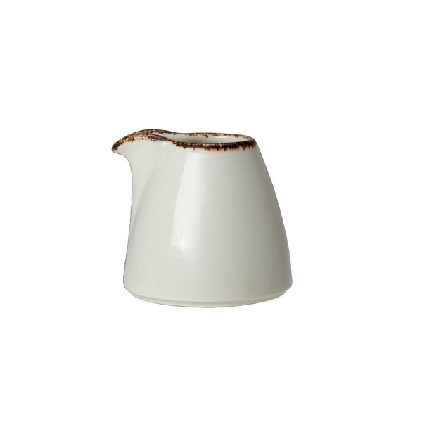 Utopia | Tableware | Brown Dapple Liv Unhandled Jug 8.5cl (3oz) | Bespoke77