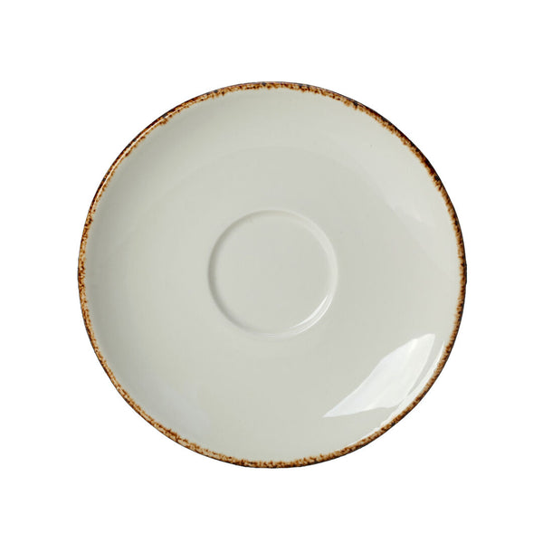 Utopia | Tableware | Brown Dapple Liv Saucer 15.25cm (6") | Bespoke77