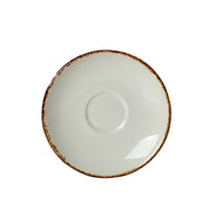 Utopia | Tableware | Brown Dapple Liv Saucer 12.5cm (4 7/8") | Bespoke77
