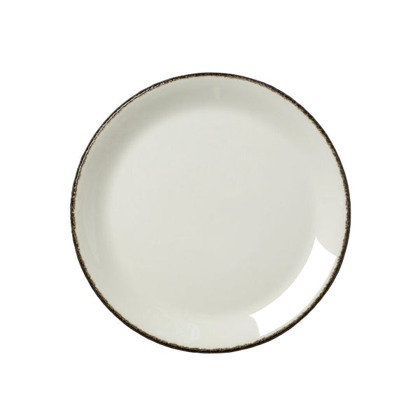 Utopia | Tableware | Charcoal Dapple Coupe Plate 23cm (9") | Bespoke77