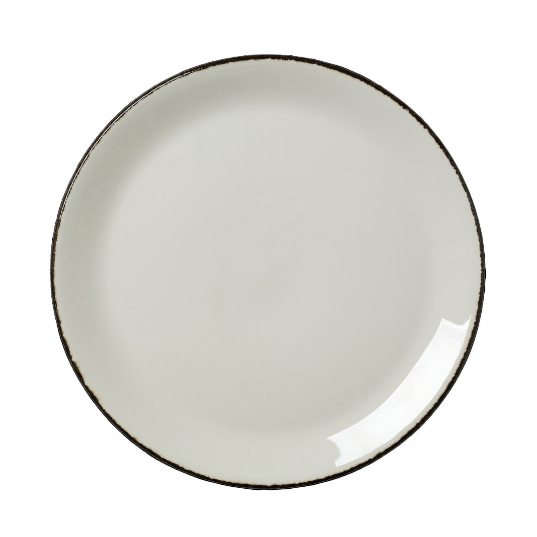 Utopia | Tableware | Charcoal Dapple Coupe Plate 28cm (11") | Bespoke77