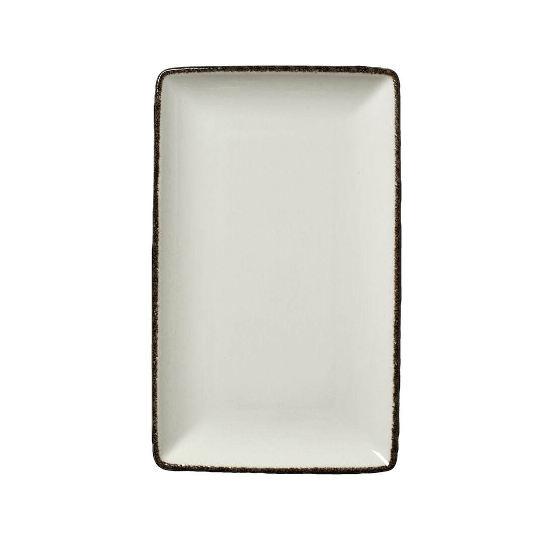 Utopia | Tableware | Charcoal Dapple Rectangle One 27 x 16.75cm (10 5/8 x 6 5/8") | Bespoke77