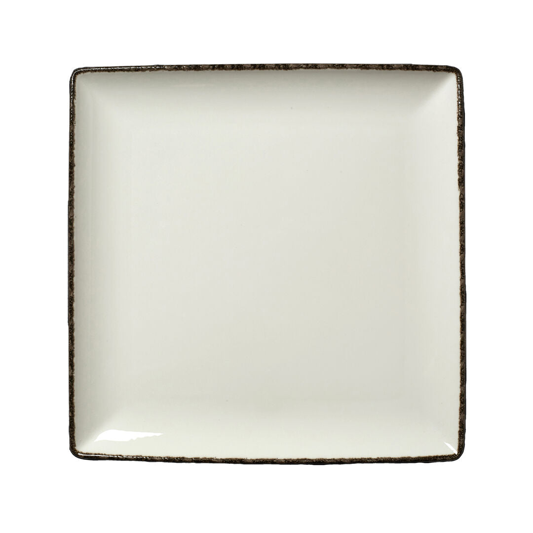 Utopia | Tableware | Charcoal Dapple Square One 27 x 27cm (10 5/8 x 10 5/8") | Bespoke77