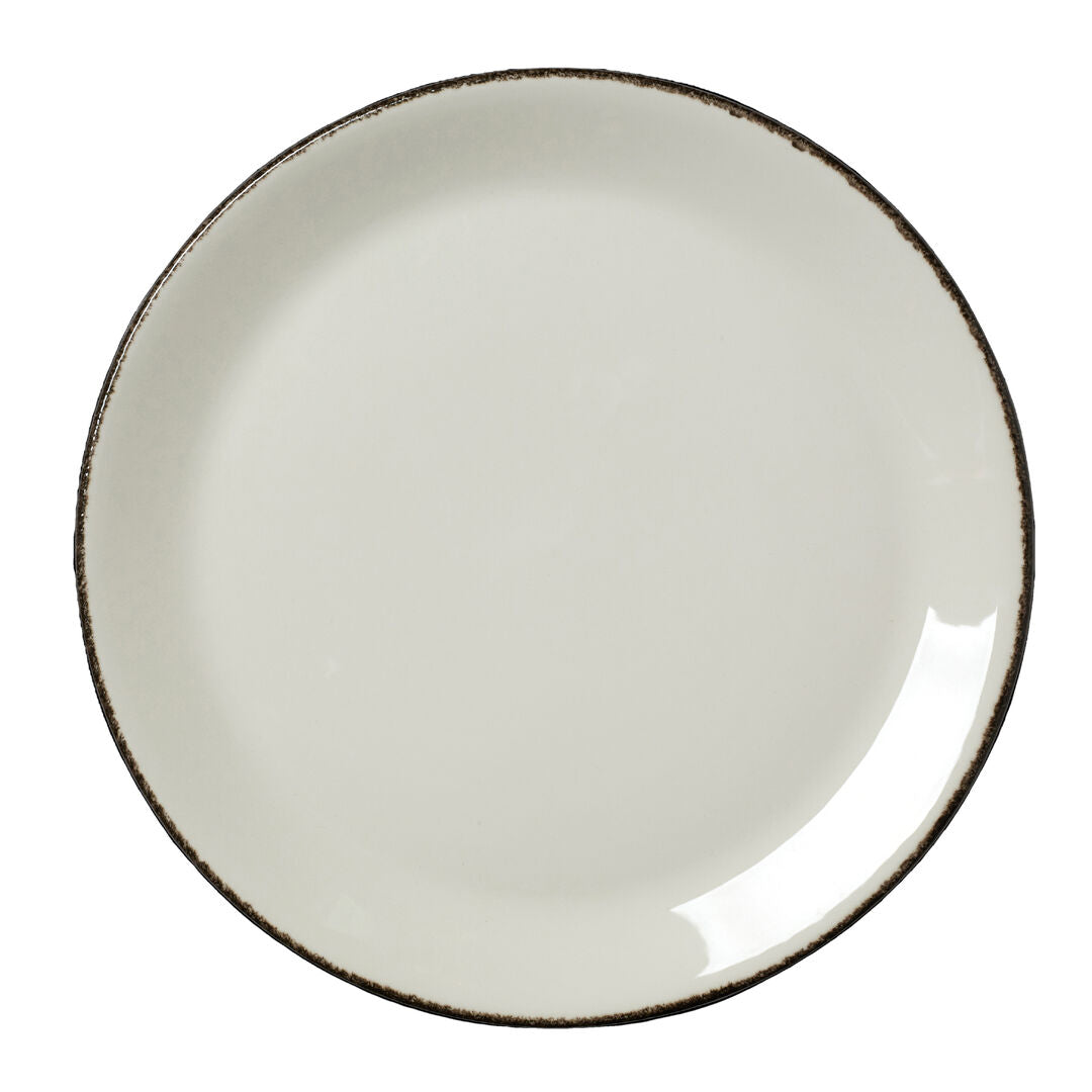 Utopia | Tableware | Charcoal Dapple Coupe Plate 30cm (11 3/4") | Bespoke77
