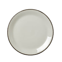 Utopia | Tableware | Charcoal Dapple Coupe Plate 25.25cm (10") | Bespoke77