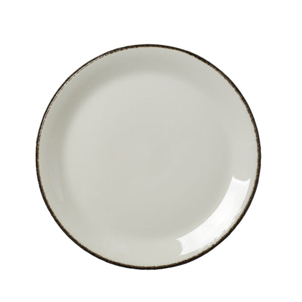 Utopia | Tableware | Charcoal Dapple Coupe Plate 25.25cm (10") | Bespoke77