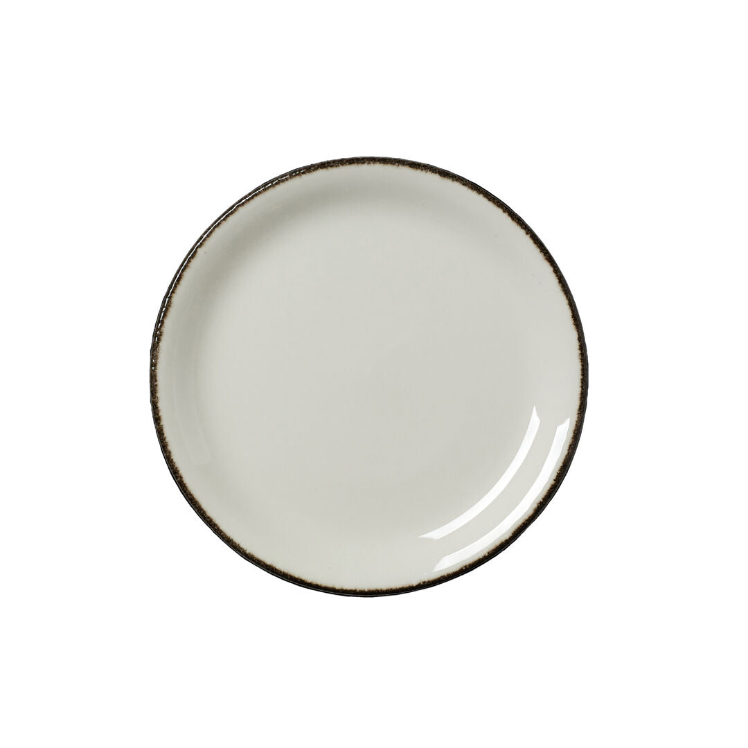 Utopia | Tableware | Charcoal Dapple Coupe Plate 20.25cm (8") | Bespoke77