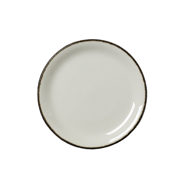 Utopia | Tableware | Charcoal Dapple Coupe Plate 20.25cm (8") | Bespoke77