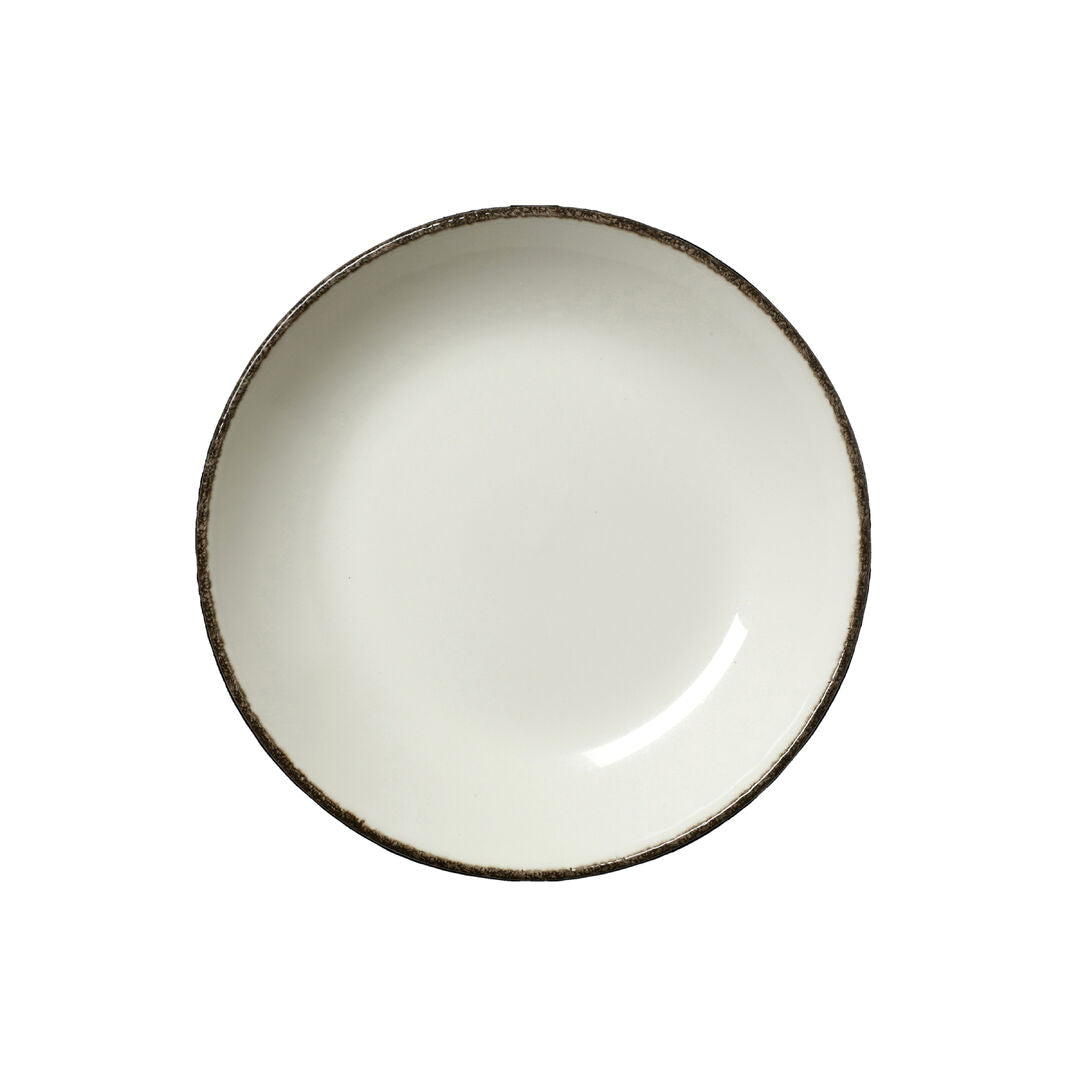 Utopia | Tableware | Charcoal Dapple Coupe Bowl 21.6cm 83.5cl (8 1/2" 29 2/5oz) | Bespoke77