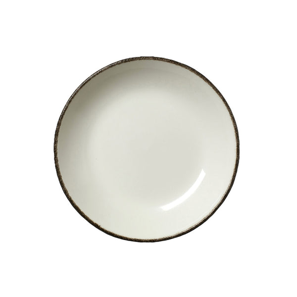 Utopia | Tableware | Charcoal Dapple Coupe Bowl 21.6cm 83.5cl (8 1/2" 29 2/5oz) | Bespoke77