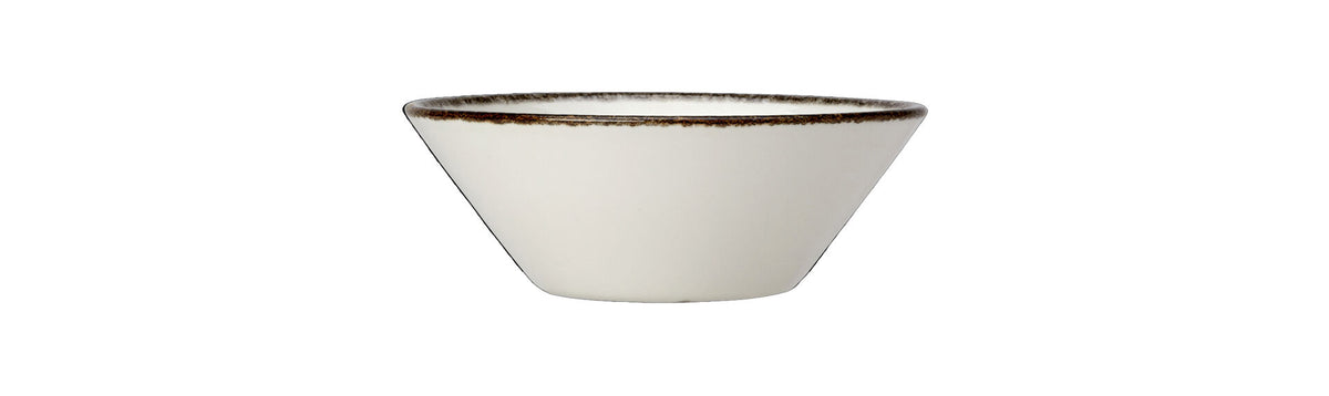 Utopia | Tableware | Charcoal Dapple Essence Bowl 14cm 34cl (5 1/2" 12oz) | Bespoke77