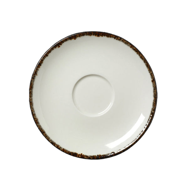 Utopia | Tableware | Charcoal Dapple Liv Saucer 15.25cm (6") | Bespoke77