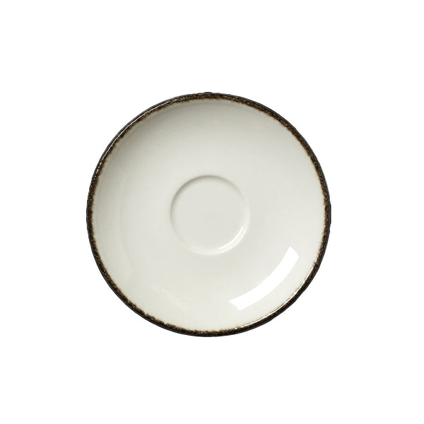 Utopia | Tableware | Charcoal Dapple Liv Saucer 12.5cm (4 7/8") | Bespoke77