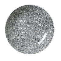 Utopia | Tableware | Ink Crackle Black Coupe Bowl 25.5cm 120.25cl (10" 42 2/7oz) | Bespoke77