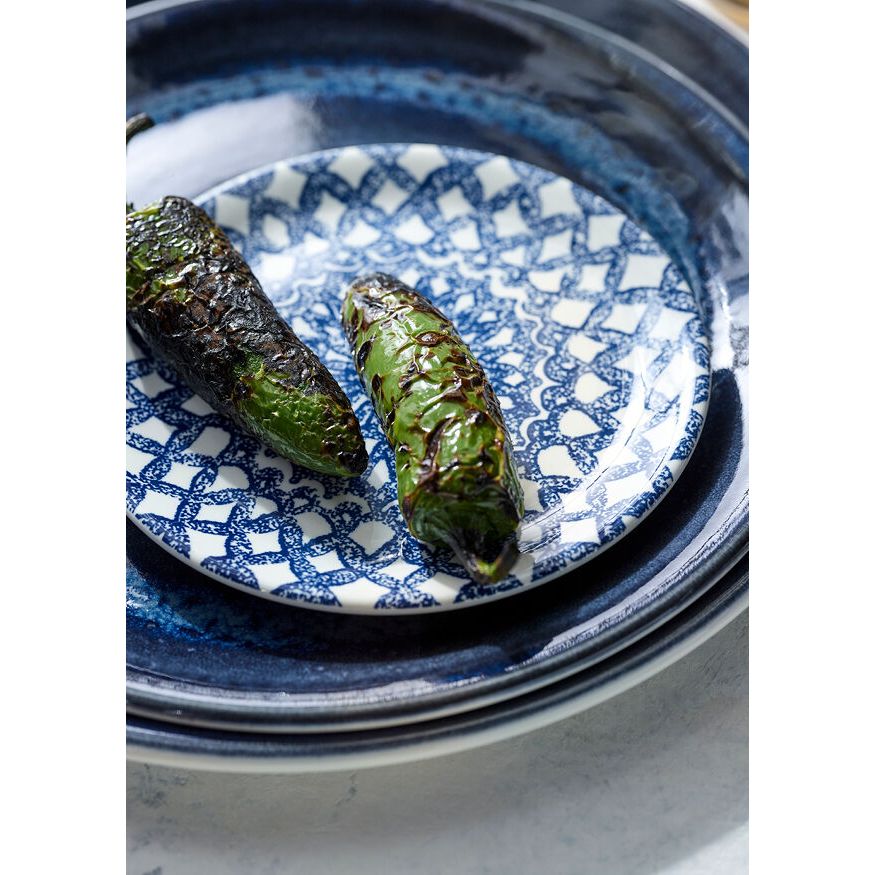 Utopia | Tableware | Ink Nomad Blue Coupe Bowl 21.6cm 83.5cl (8 1/2" 29 2/5oz) | Bespoke77