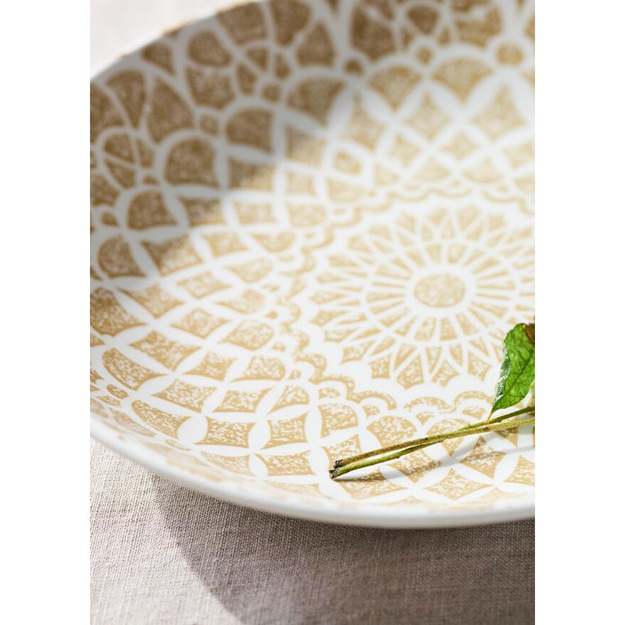 Utopia | Tableware | Ink Nomad Sand Coupe Plate 20.25cm (8") | Bespoke77