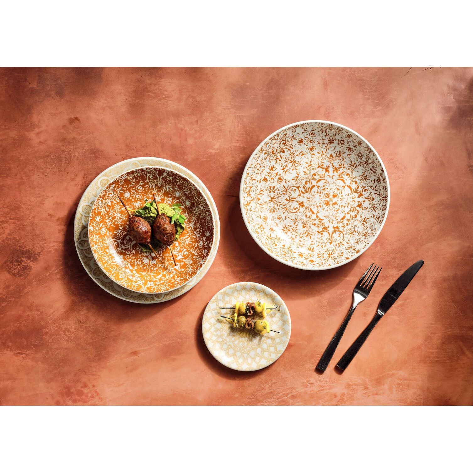 Utopia | Tableware | Ink Legacy Ginger Coupe Bowl 25.5cm 120.25cl (10" 42 2/7oz) | Bespoke77