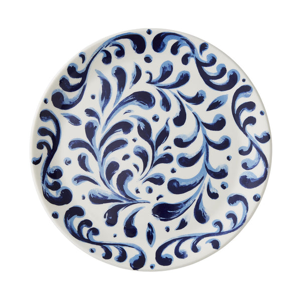 Utopia | Tableware | Messina Blue Coupe Plate 28cm (11") | Bespoke77