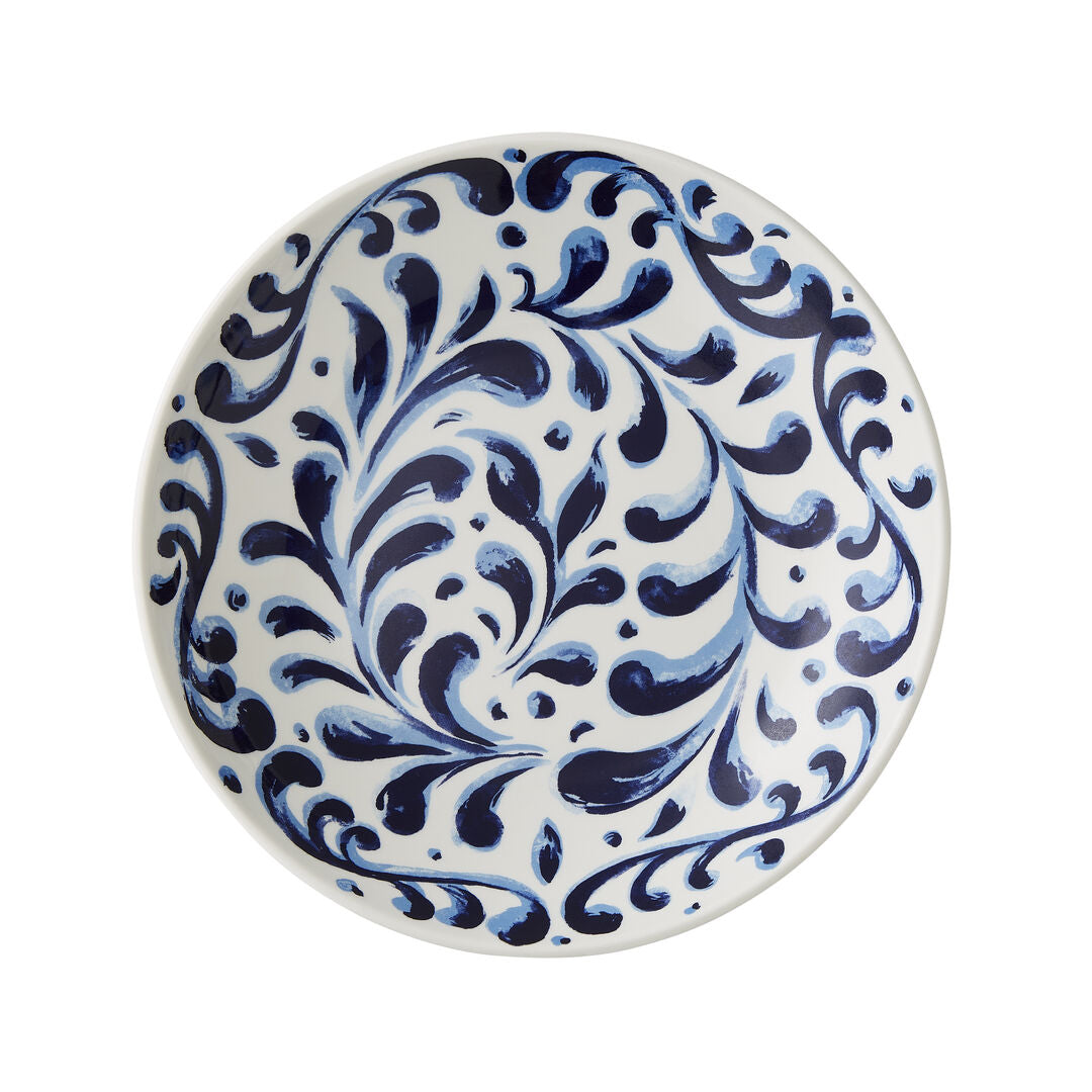Utopia | Tableware | Messina Blue Coupe Plate 25.25cm (10") | Bespoke77